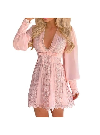 Pink Lace Dresses