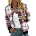 thumbnail image 1 of Umfun Full Zip Running Track Jacket Round Neck with Hallowen Printed Lightweight Jacket Outdoor Recreation Coat Wine XL, 1 of 1