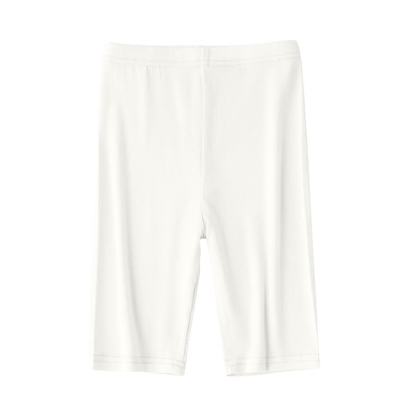 Umfun Girls' Ribbed Biker Shorts High Waist Tight Workout Shorts