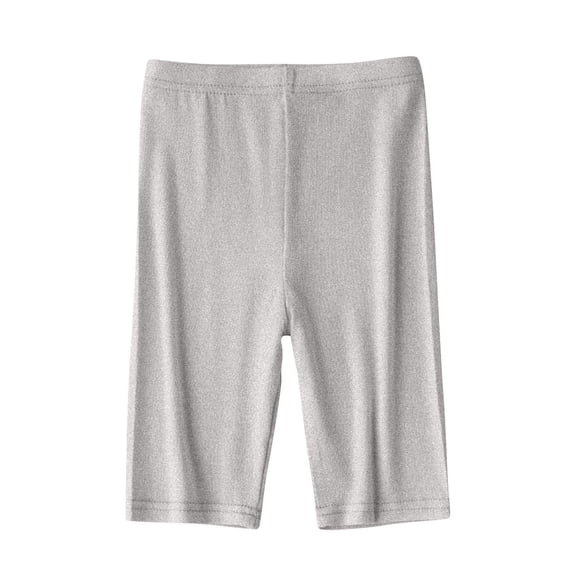 Umfun Girls' Ribbed Biker Shorts High Waist Tight Workout Shorts