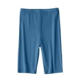 thumbnail image 1 of Umfun Girls' Ribbed Biker Shorts High Waist Tight Workout Shorts, 1 of 7