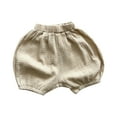 thumbnail image 1 of Umfun Girls Shorts Textured Bubbles with Elastic Waist & Cuffed Hem - Comfy Loose Fit Bloomers for Spring Summer Daily Wear, 1 of 9