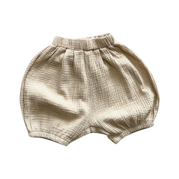 Umfun Girls Shorts Textured Bubbles with Elastic Waist & Cuffed Hem - Comfy Loose Fit Bloomers for Spring Summer Daily Wear