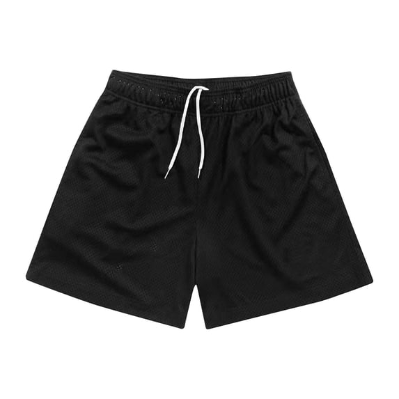 Umfun Men Mesh Breathable Casual Shorts Elastic Waist Loose Fit Summer Outdoor Running Workout Training Sport Gym Shorts