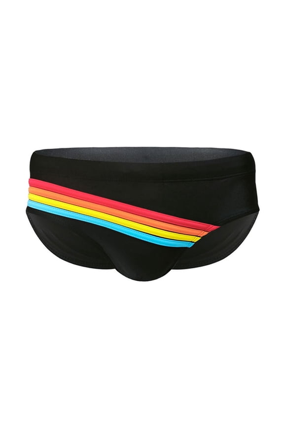 Men's Athletic Mesh Panel Compression Swim Jammer High Elastic Breathable Training Swim Tights for Lap Swimming Fitness and Gym Workout