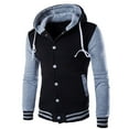 thumbnail image 1 of Umfun Men's Down Jacket Fashion Solid Insulated Coat Gifts for Fall Winter with Two Pockets Gray M, 1 of 3