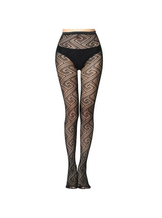 Womens Sheer Tights,Patterned Tights Black Silk Fishnet Stockings Ultra  Shimmery High Waist Footed Pantyhose 