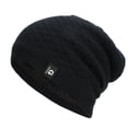 thumbnail image 1 of Umfun Slouchy Beanie for Men Winter Hats for Guys Cool Beanies Mens Lined Knit Soft Warm Thick Skully Stocking Binie Hat Outdoor Hat Black One Size, 1 of 5