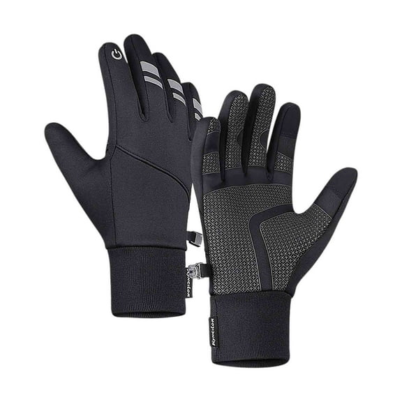 Umfun Winter Gloves for Women Solid Cold Weather Thermal Warm Touchscreen Snowmobile Gloves for Running Driving Hiking Purple Free Size