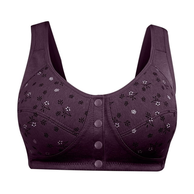 Umfun Woman's Bras Compression Wirefree High Support Bra Small to Plus Size Everyday Wear