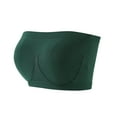 thumbnail image 1 of Umfun Women's Braceless Bra Seamless Wirefree Bra Full Coverage Breathable Everyday Wear Underwear Green 3XL, 1 of 4