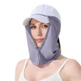thumbnail image 1 of Umfun Women's Detachable Neck Cover Baseball Cap, Convertible Sun Hat with Removable Flap, Adjustable Breathable Cap for Outdoor and Daily Wear, 1 of 7