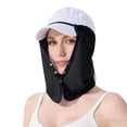 thumbnail image 1 of Umfun Women's Detachable Neck Cover Baseball Cap, Convertible Sun Hat with Removable Flap, Adjustable Breathable Cap for Outdoor and Daily Wear, 1 of 8