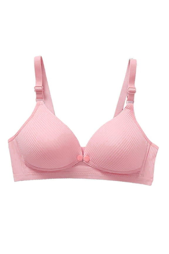 Women's Seamless Front Closure Bra with Snap Down Design - Comfortable Wireless Ribbed Crop Top for Everyday Wear, Soft Breathable Fabric, Easy On and Off