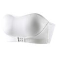thumbnail image 1 of Umfun Women's Smooth Wirefree Strapless Tube Top - Underwire Free Bandeau with Side Panel Support, Comfortable Stretch Crop Top for All Day Wear, 1 of 9