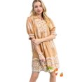 thumbnail image 1 of Umgee Paisley Mandala Print Babydoll Dress, 1 of 3
