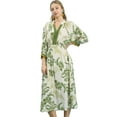 thumbnail image 1 of Umgee Tropical Print Button Detail Midi Dress, 1 of 3