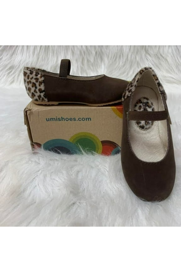 Leola Girls' Ballet Flat, Brown Multi, 6.5M