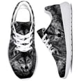 thumbnail image 1 of Uminder Mens Fashion Sneakers Wolf Shoes Black Shoes Size 8, 1 of 5
