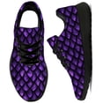 thumbnail image 1 of Uminder Mens Running Shoes Dragon Scales Sneakers Black Shoes Size 4.5, 1 of 5