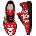 thumbnail image 1 of Uminder Womens Athletic Shoes Christmas Reindeer Sneakers Black Shoes Size 11, 1 of 5