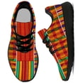 thumbnail image 1 of Uminder Womens Running Shoes Kente Sneakers Black Shoes Size 7, 1 of 5