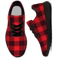 thumbnail image 1 of Uminder Womens Running Shoes Plaid Sneakers Black Shoes Size 9, 1 of 5