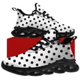 thumbnail image 1 of Uminder Womens Walking Shoes Polka Dot Sneakers Black Shoes Size 13, 1 of 5