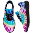 thumbnail image 1 of Uminder Womens Walking Shoes Tie Dye Sneakers Black Shoes Size 10.5, 1 of 5