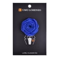 thumbnail image 1 of Umo Lorenzo Men's Lapel Pins Flower Pin Suit Accessories Rose Boutonniere Pins, 1 of 3