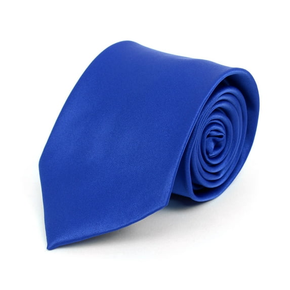 Umo Lorenzo Ties for Men Classic Necktie Solid Color Smooth Satin Finish