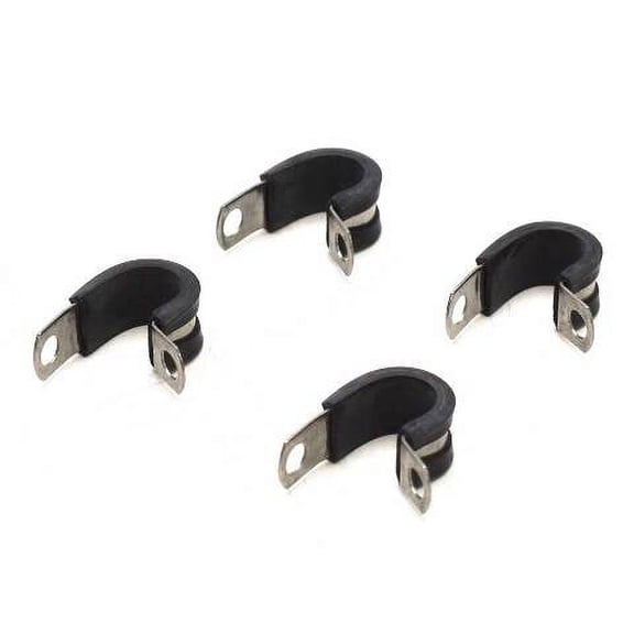 Umpco Boat Wire Cable Cushion Clamps | Stainless Steel 1/2 Inch (4 PC)