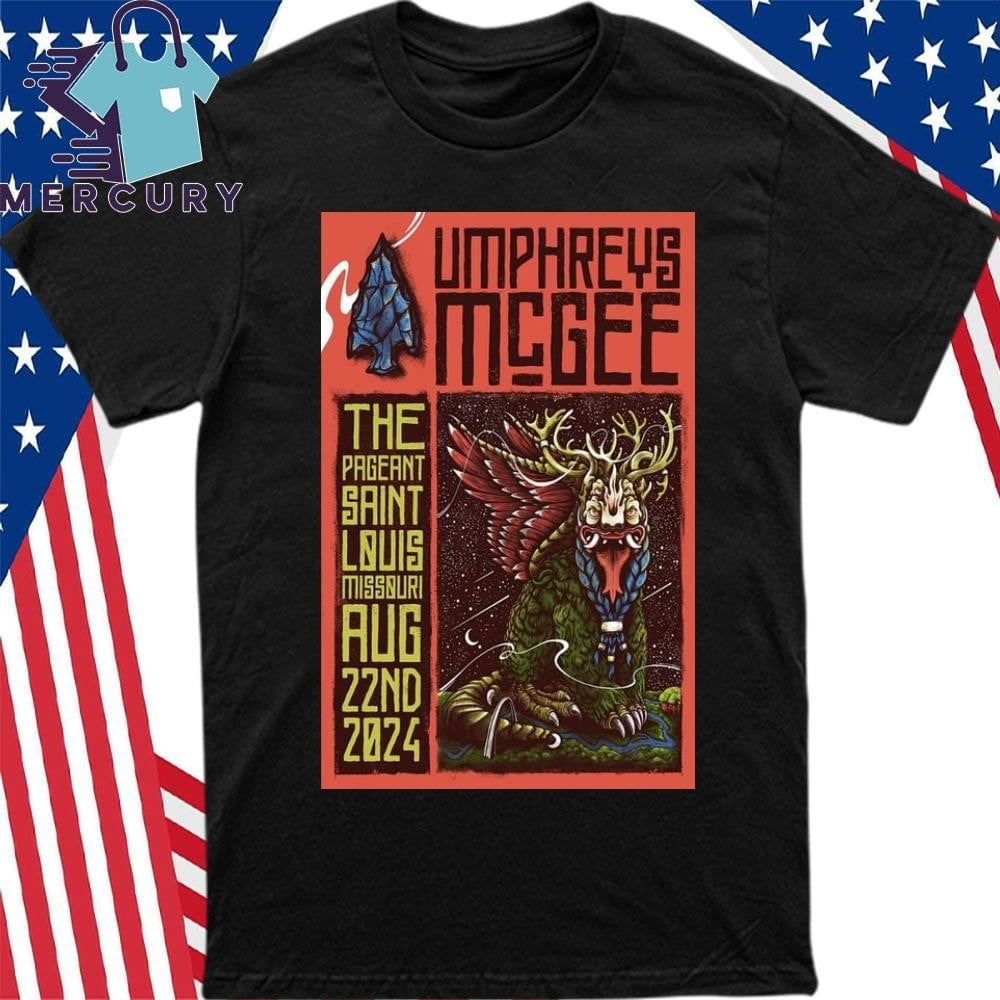 Umphreys Mcgee On August 22 2024 In St Louis Mo Tour Poster Shirt