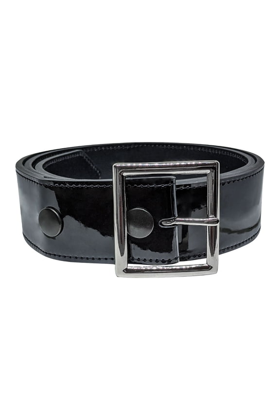 Umpire Patent Leather Belt, Small, Black