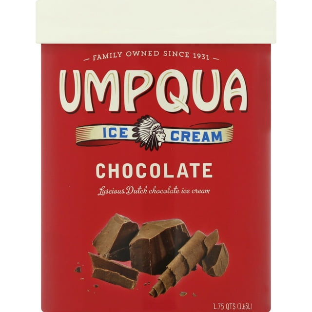 Umpqua Chocolate Ice Cream, 56 oz