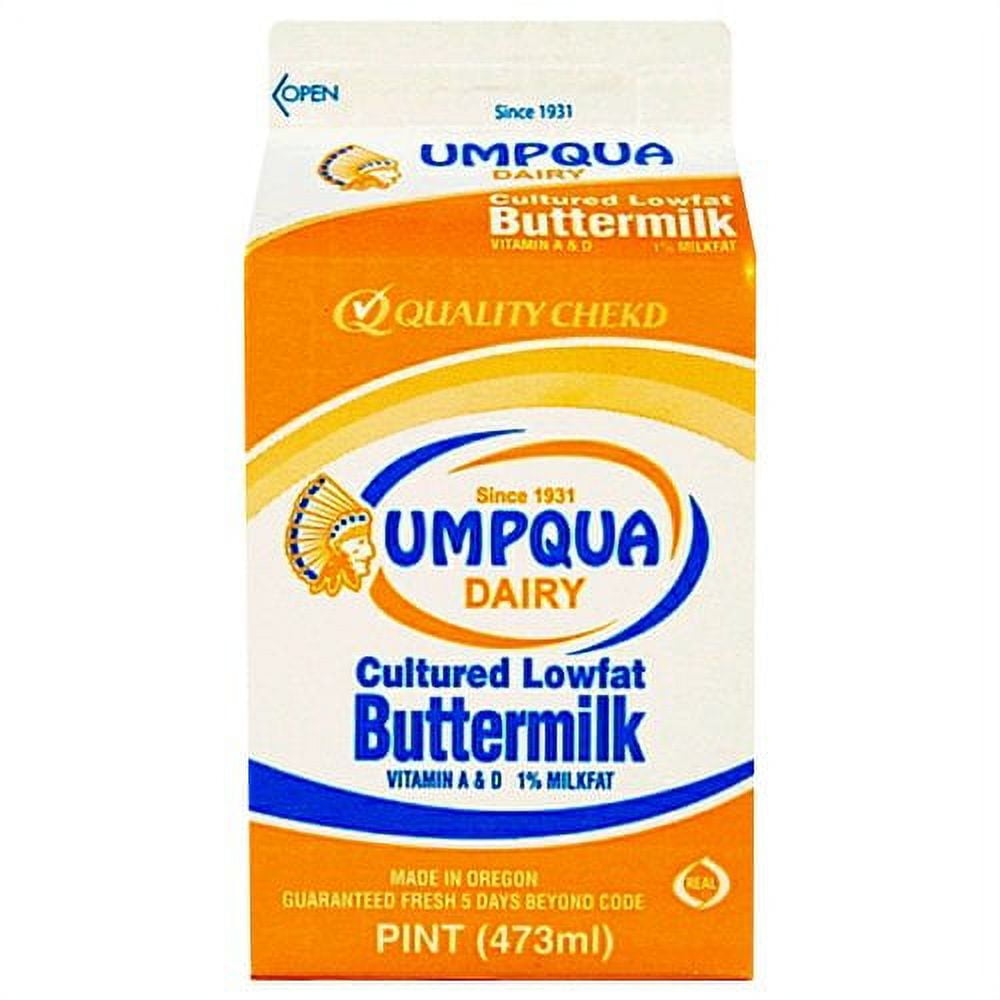 Umpqua Dairy LowFat Buttermilk, Pint