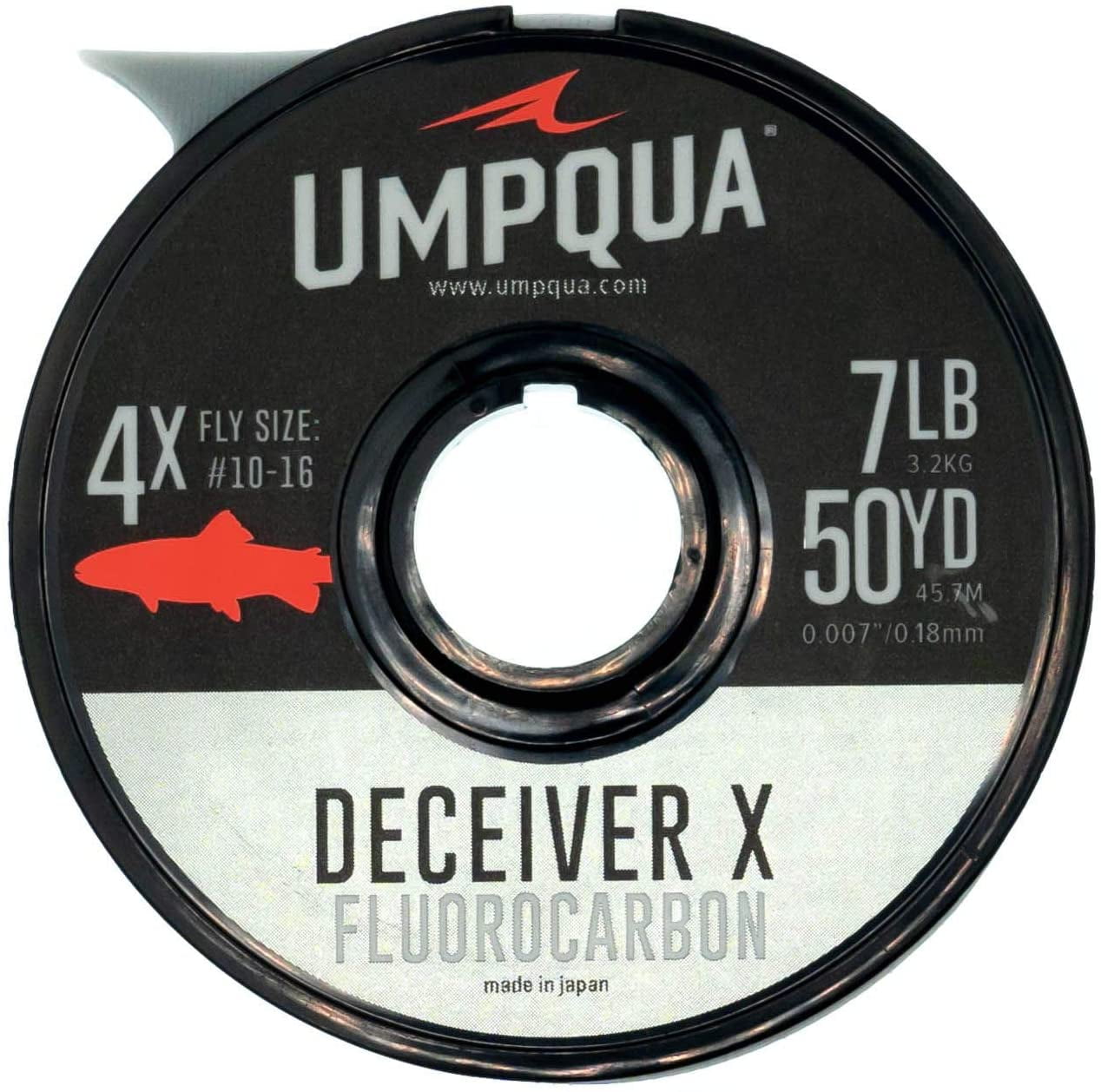 Umpqua Deceiver X Fluorocarbon Fly Fishing Tippet 50YDS 6X