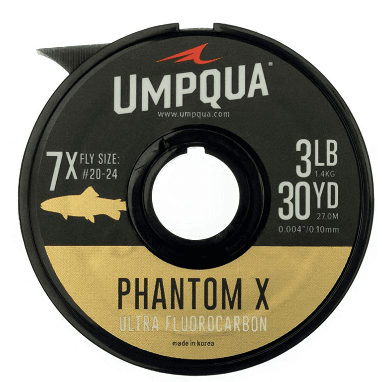 Umpqua Phantom X Fluorocarbon Fly Fishing Tippet 30YDS 6X 