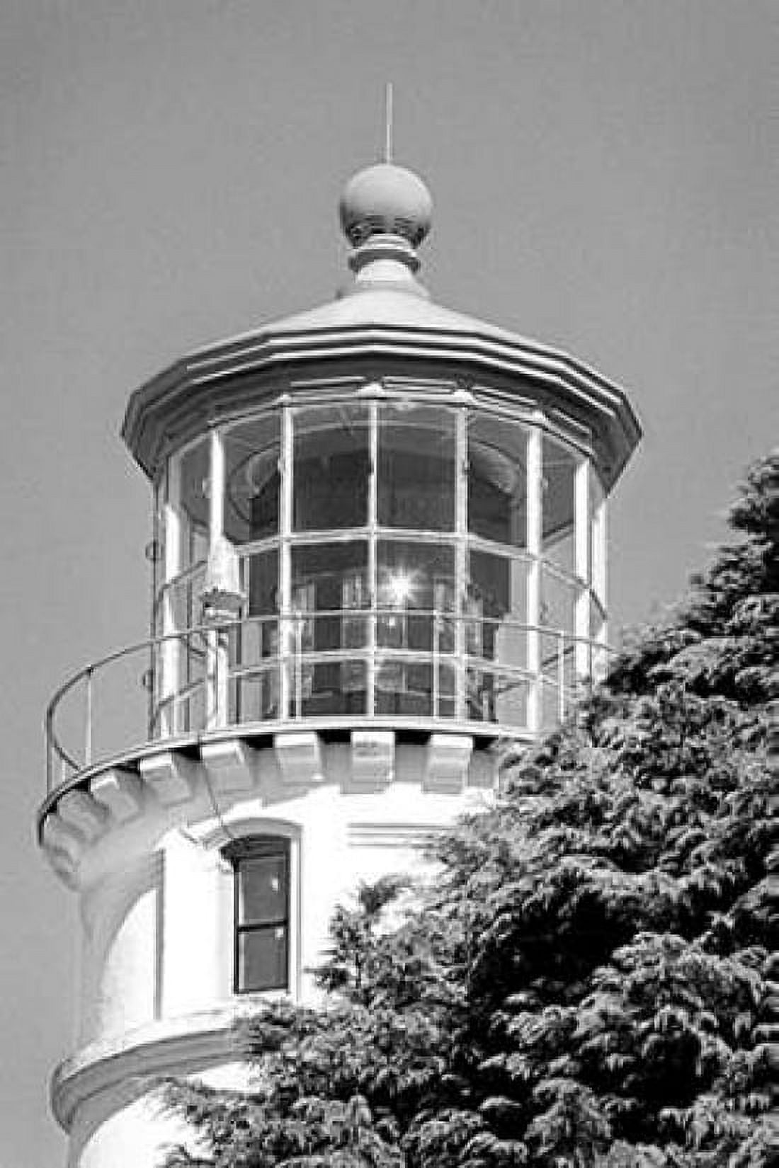 Umpqua River Lighthouse BW Canvas Art - Douglas Taylor (12 x 18)