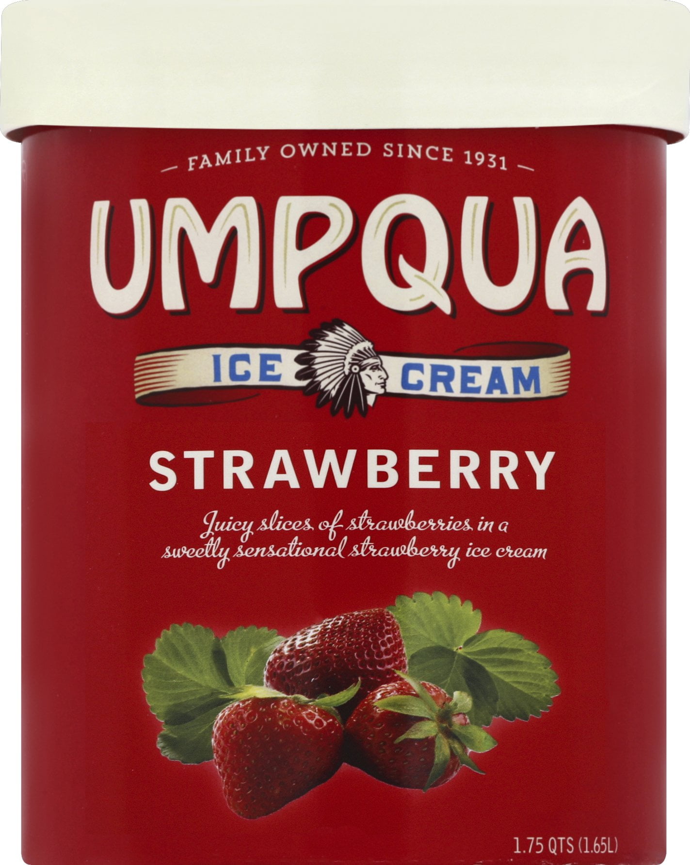 Umpqua Strawberry Ice Cream, 1.75 Qt