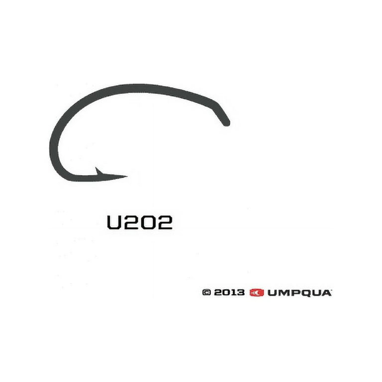 Umpqua U-Series U202 Nymph Curved Tying Hooks 50-pack - Size 16 - Fly  Fishing 
