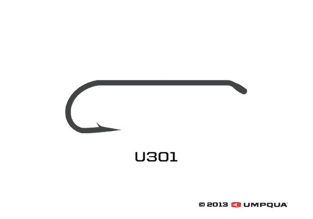 Umpqua U-Series U301 Fly Tying Nymph/Streamer Hooks Size 14 