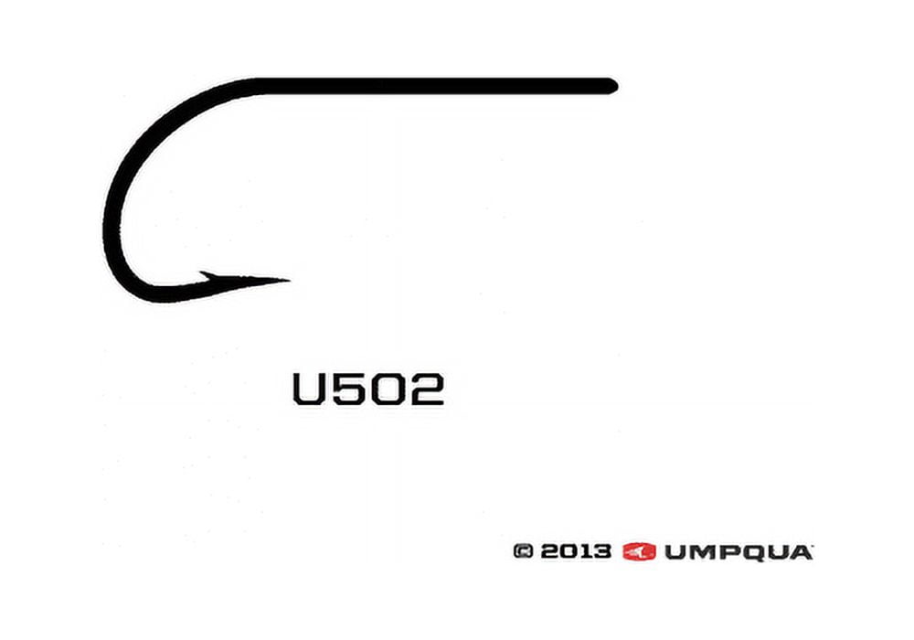 Umpqua U-Series U502 Fly Tying Bass/Streamer Hooks Size 1 - 25 Pack 