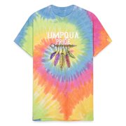 Umpqua Woman Native American Girl Umpqua Female Unisex Tie Dye T-Shirt