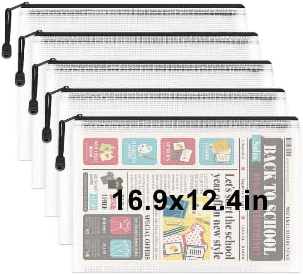 12 Pack Canvas Makeup Bag, DIY Blank Zippers Pouches for Cosmetic, Pencil  Case, Party Gift Bags, Travel, Craft and Coins Purse - White 8 x 6 inches