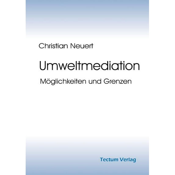 Umweltmediation, (Paperback)