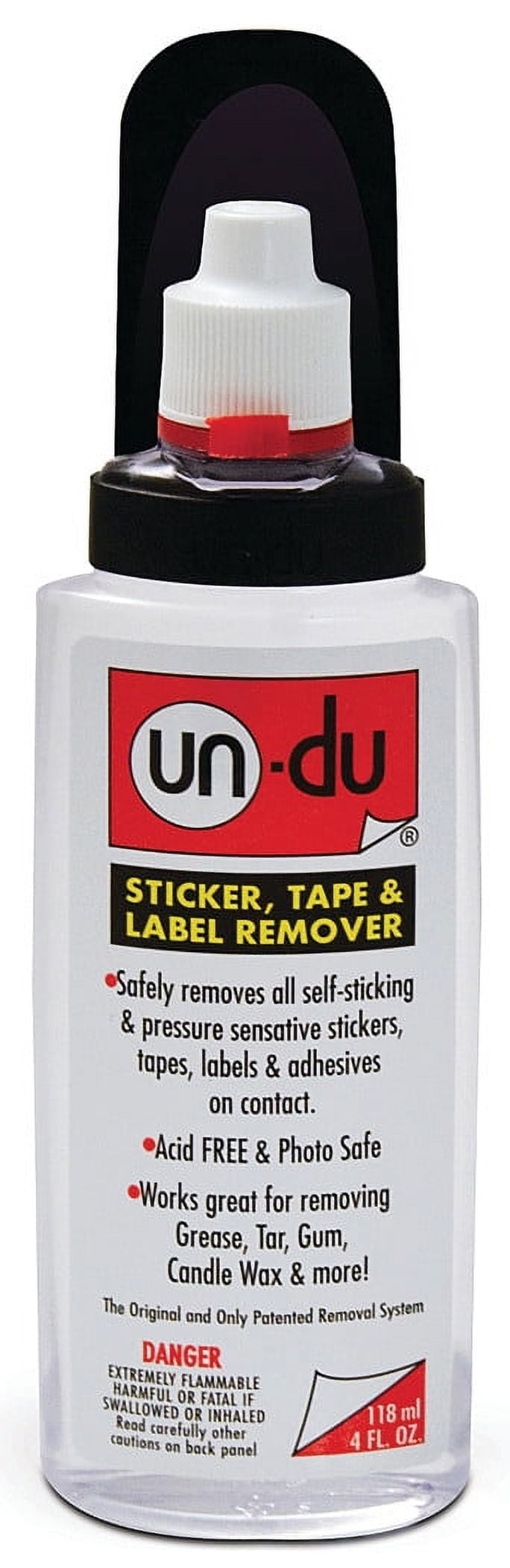 Un-Du Sticker, Tape and Label Remover 4oz 