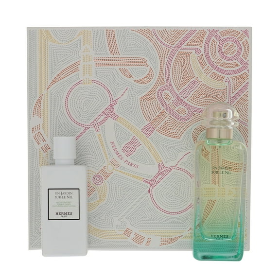 Un Jardin Sur La Lagune by Hermes 2 Piece Gift Set - 3.3 Oz Eau De Toilette Spray, 2.7 Oz Moisturizing Body Lotion Gift Set for Women