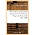 thumbnail image 1 of Un mot sur le rgicide et spcialement sur lattentat et le procs de Darms Histoire French Edition Paperback 2019697599 9782019697594 COLLARD DE MARTIGNY-C-P, 1 of 1