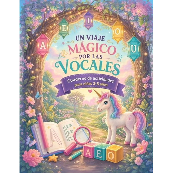 Un Viaje Mgico Por Las Vocales: Las Vocales, (Paperback)